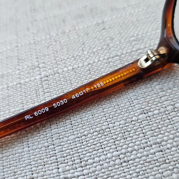 RL Ralph Lauren Women Glasses Frame Brown Tone RL6009 46[]17 135 Made in Italy main image 5